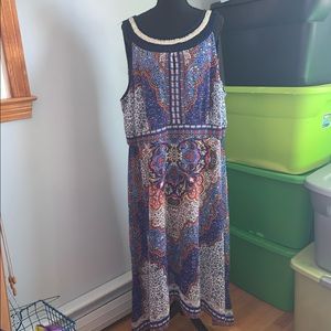 Like new Moroccan inspired print dress 22W